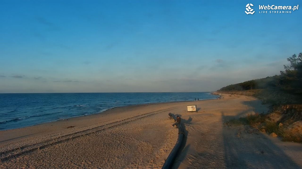MRZEŻYNO - widok na plażę - 26 wresień 2026, 18:02