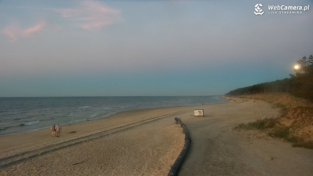 MRZEŻYNO - widok na plażę - 26 wresień 2026, 19:04