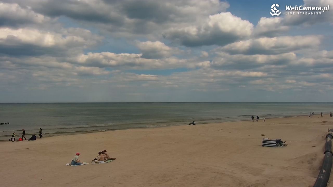 MRZEŻYNO - widok na plażę - 10 maj 2026, 12:25