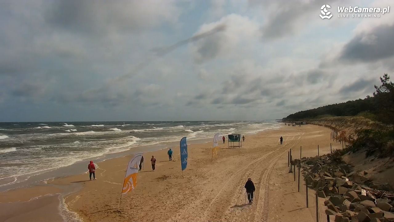 MRZEŻYNO - widok na plażę - 11 czerwiec 2025, 10:11