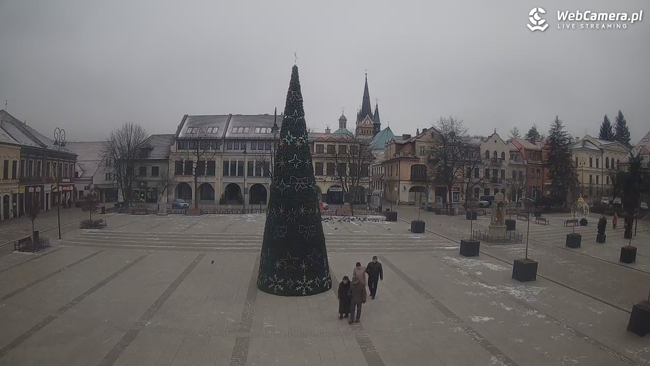 Myślenice - widok na Rynek - 25 grudzień 2025, 10:32