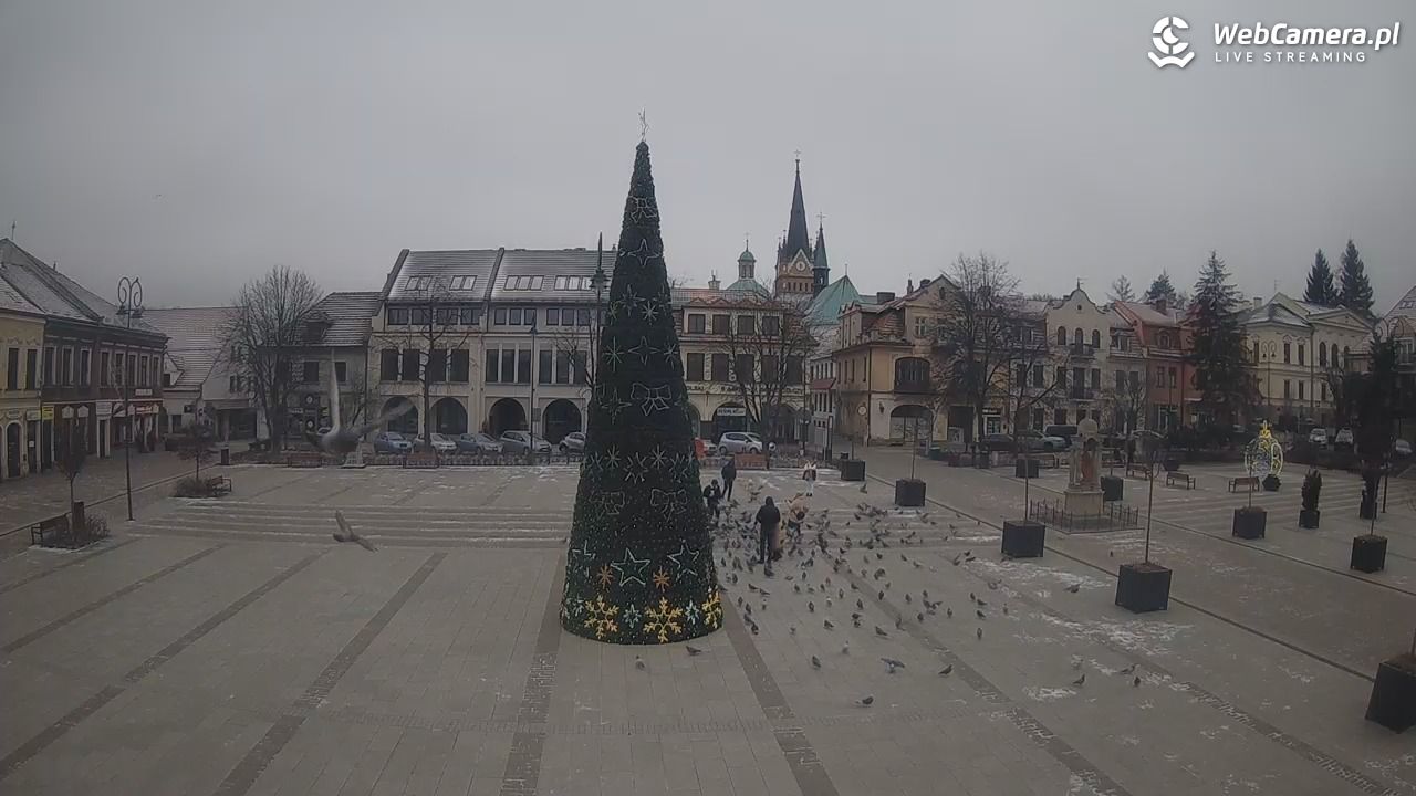 Myślenice - widok na Rynek - 25 grudzień 2025, 11:33