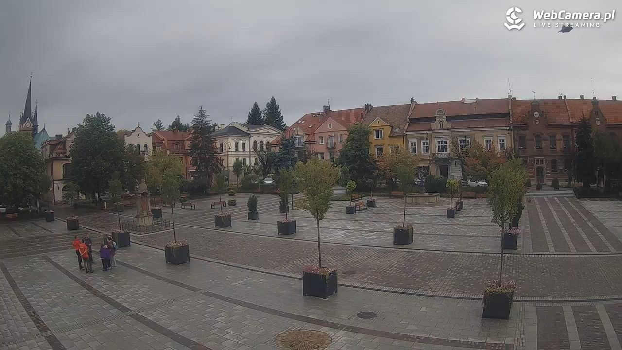 Myślenice - widok na Rynek - 31 sierpień 2025, 08:48