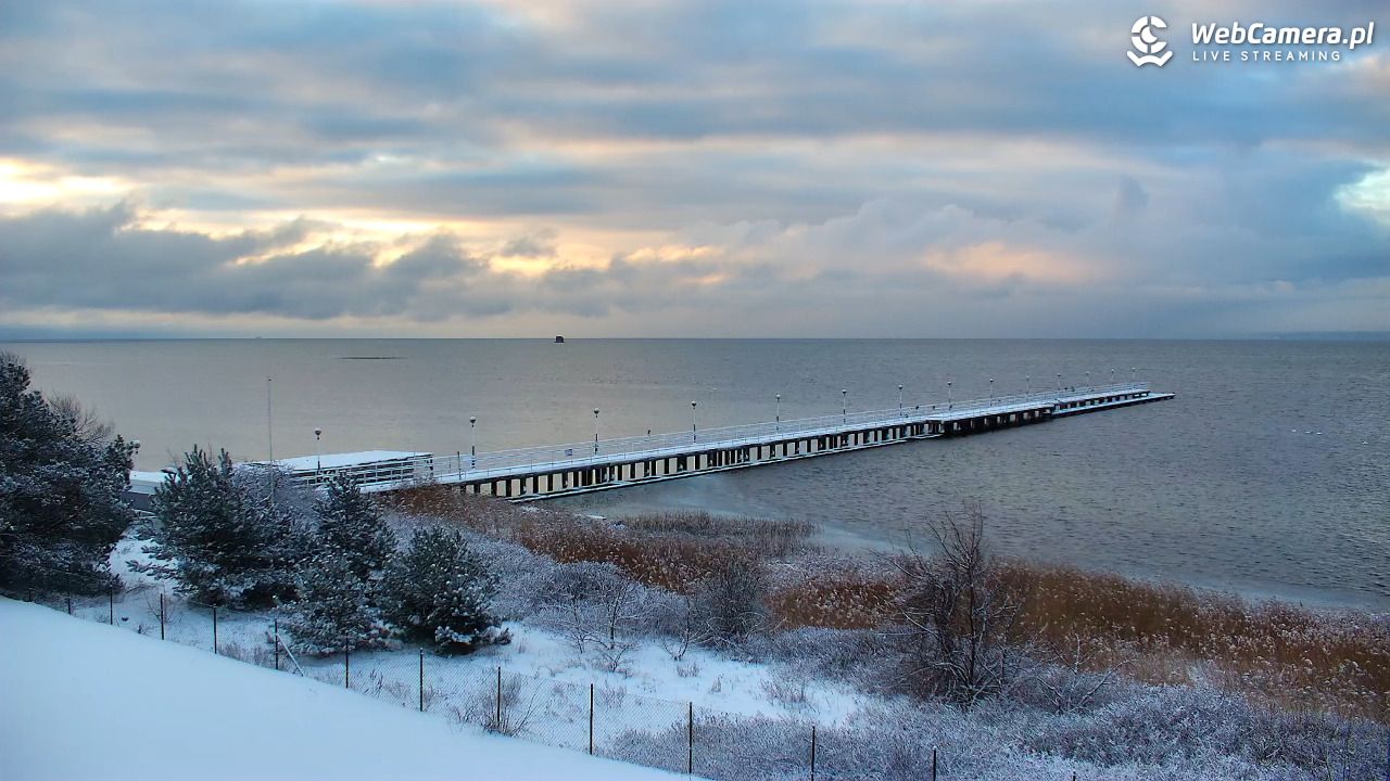 JASTARNIA - widok na Molo NOWOŚĆ - 12 styczeń 2026, 08:43
