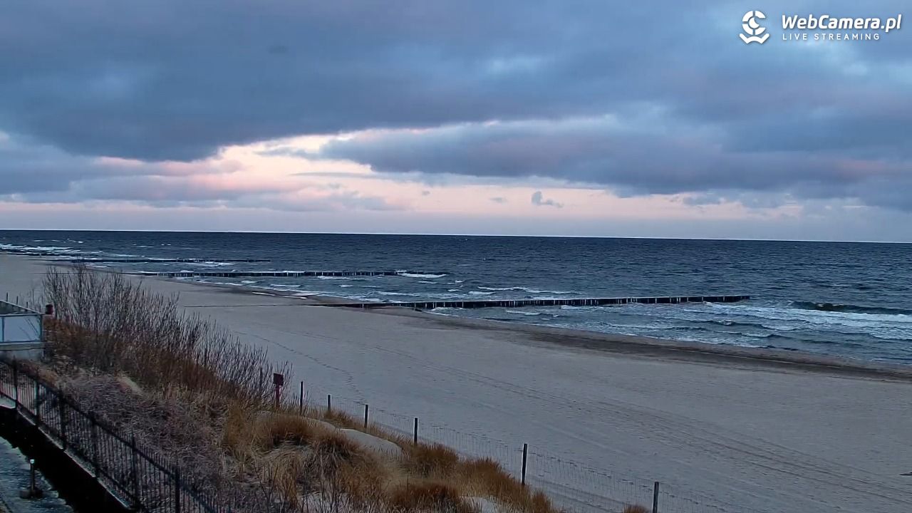 NIECHORZE - widok na plażę i morze - 03 kwiecień 2026, 06:42