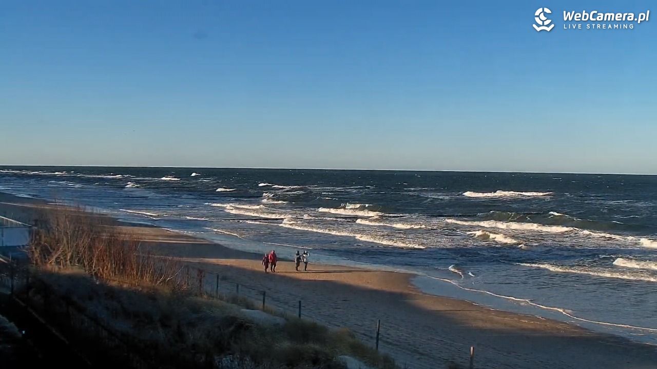 NIECHORZE - widok na plażę i morze - 28 grudzień 2025, 12:23