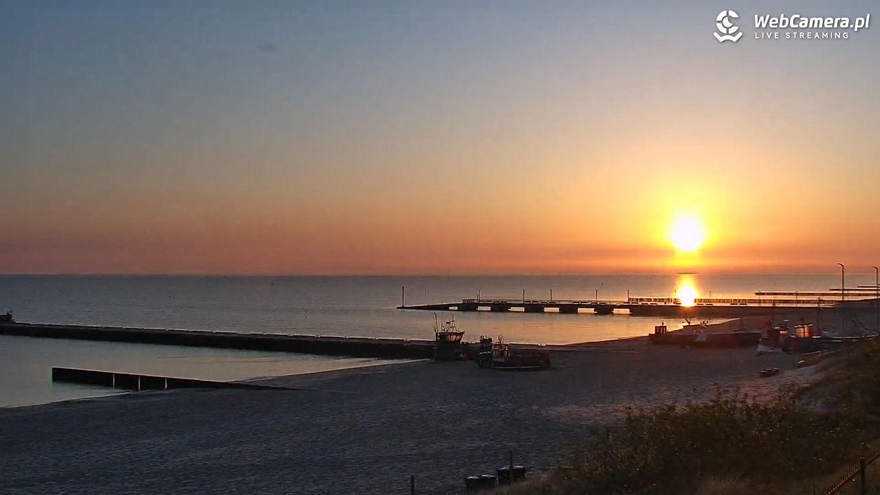 NIECHORZE - widok na plażę i morze - 16 maj 2026, 05:15