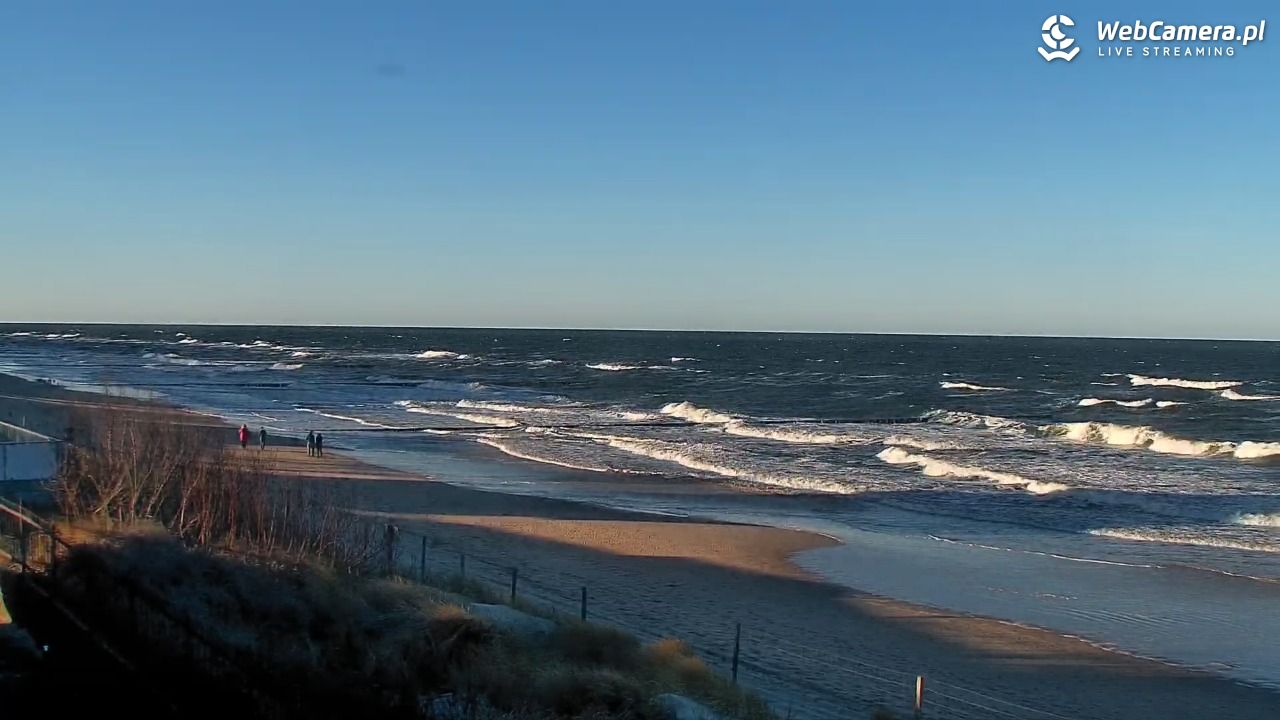 NIECHORZE - widok na plażę i morze - 28 grudzień 2025, 12:41