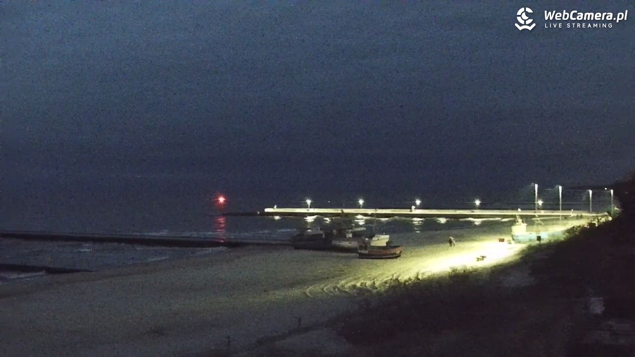 NIECHORZE - widok na plażę i morze - 02 październik 2026, 19:20