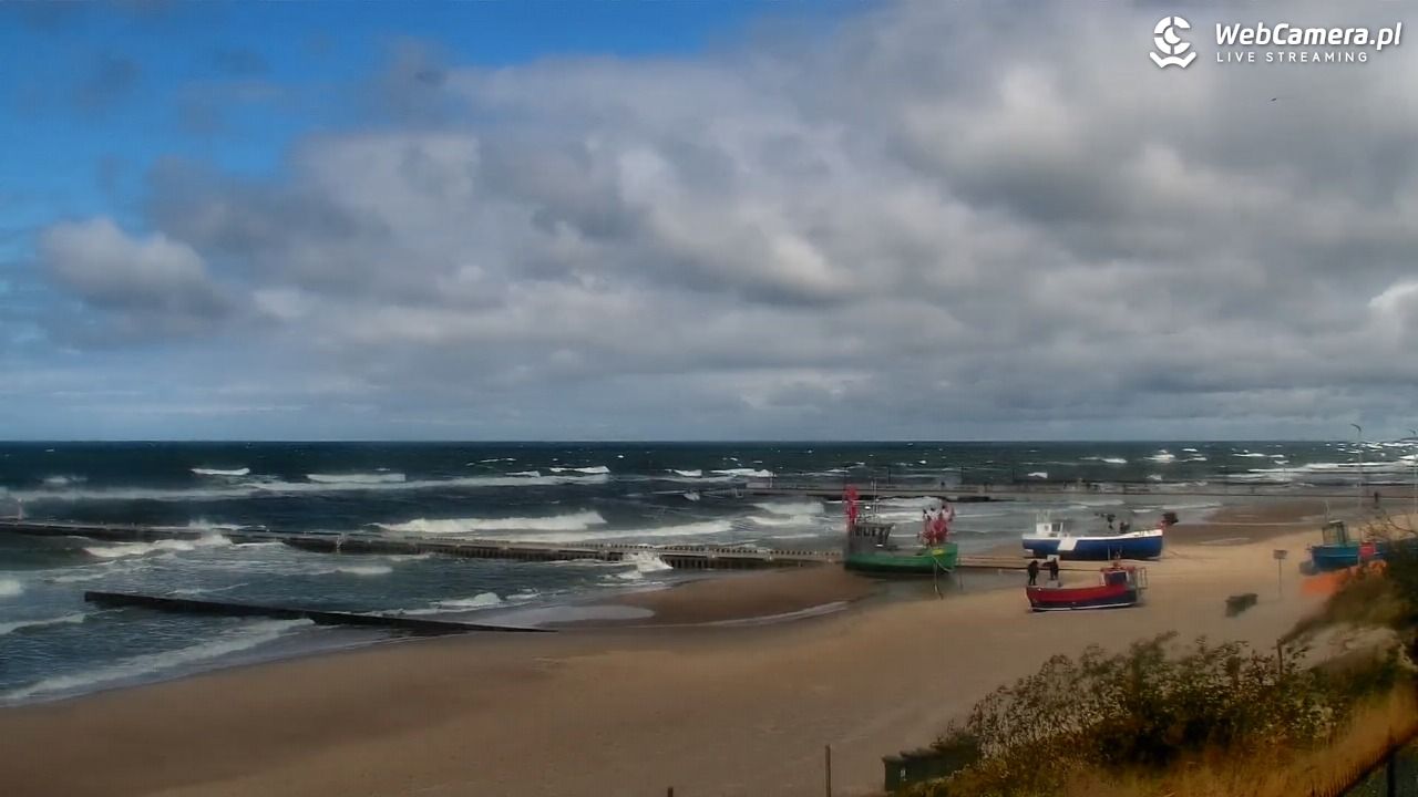 NIECHORZE - widok na plażę i morze - 15 maj 2025, 15:26