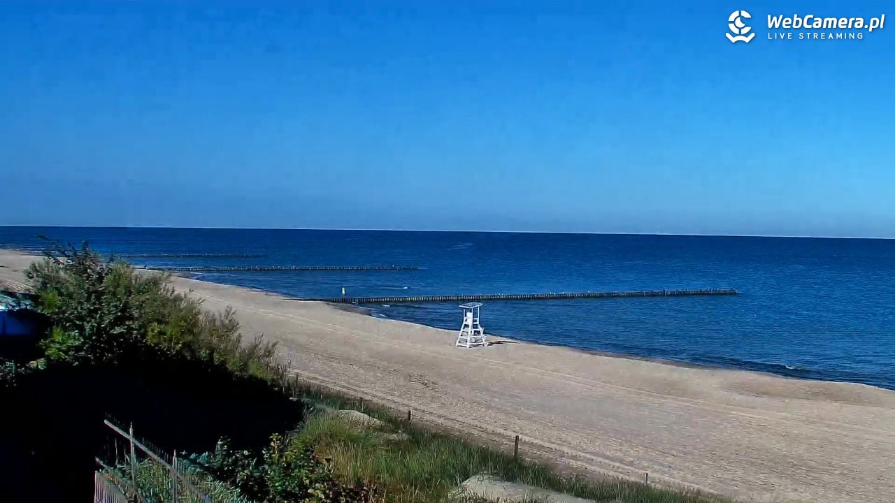 NIECHORZE - widok na plażę i morze - 27 wresień 2026, 10:00