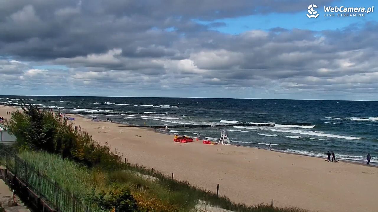 NIECHORZE - widok na plażę i morze - 16 sierpień 2026, 11:19