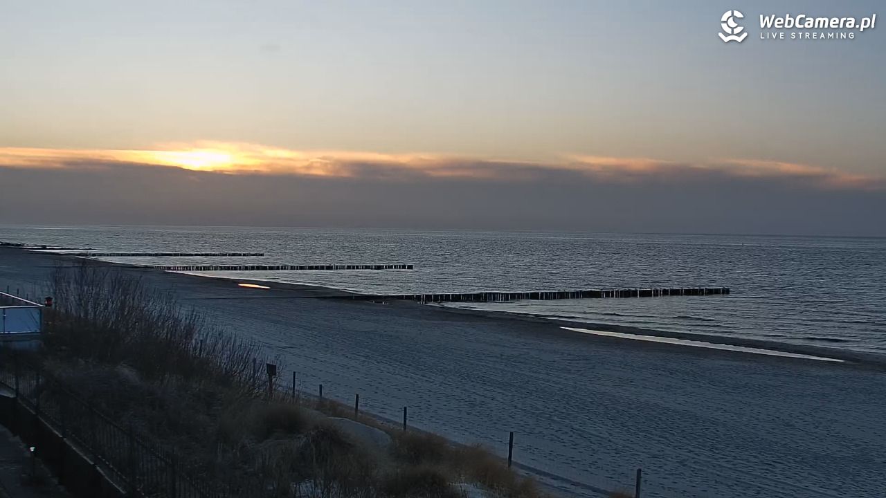 NIECHORZE - widok na plażę i morze - 29 marzec 2026, 19:15