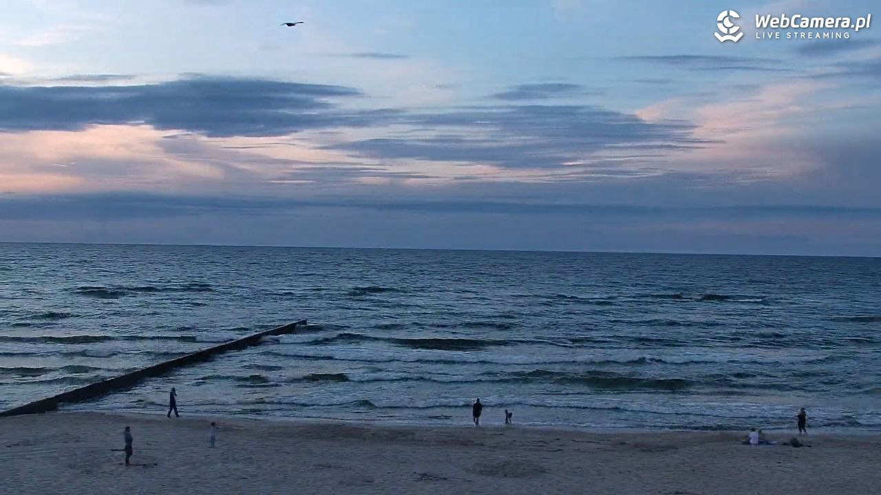 NIECHORZE - widok na plażę i morze - 16 sierpień 2026, 20:16