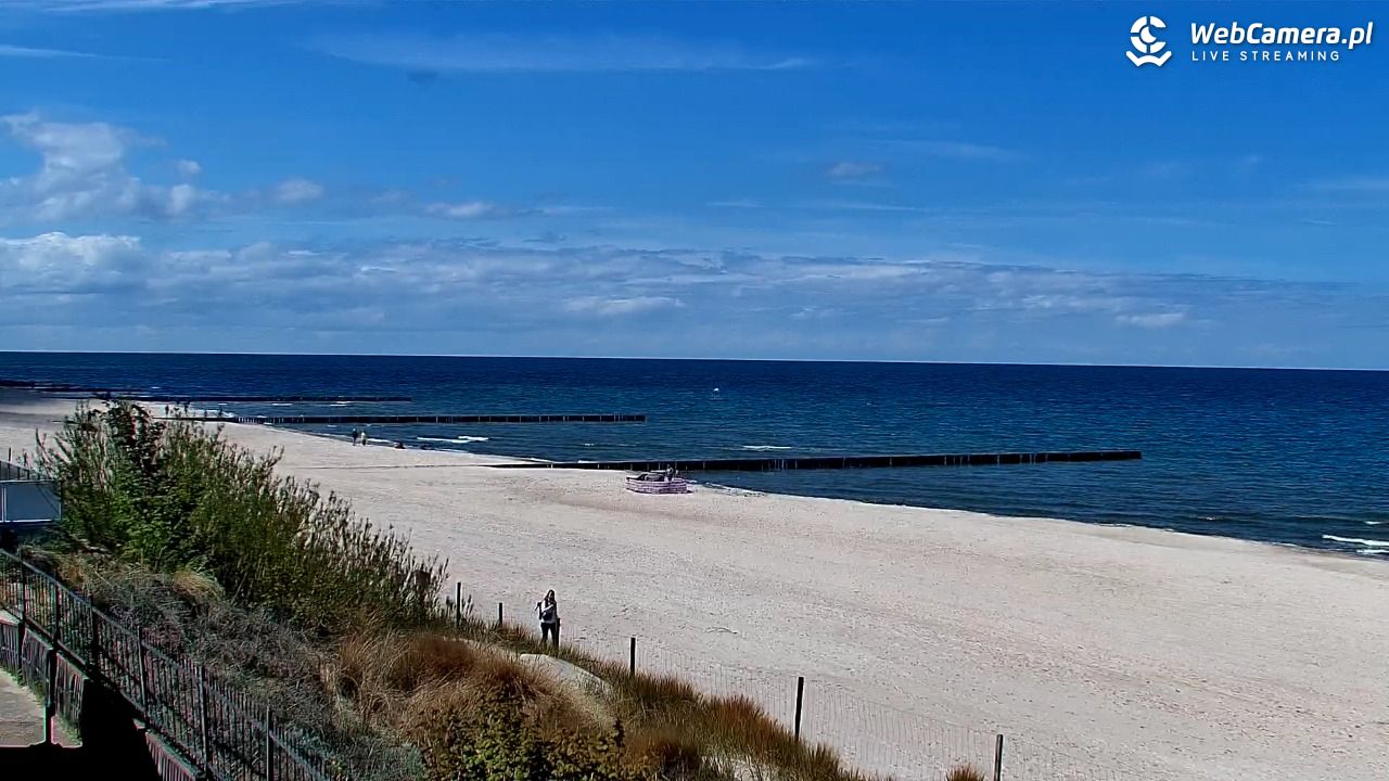 NIECHORZE - widok na plażę i morze - 16 maj 2026, 13:08