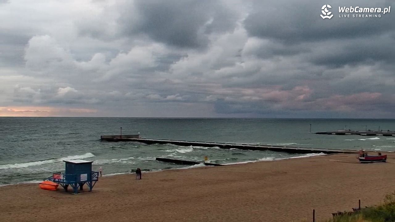 NIECHORZE - widok na plażę i morze - 02 lipiec 2026, 21:31