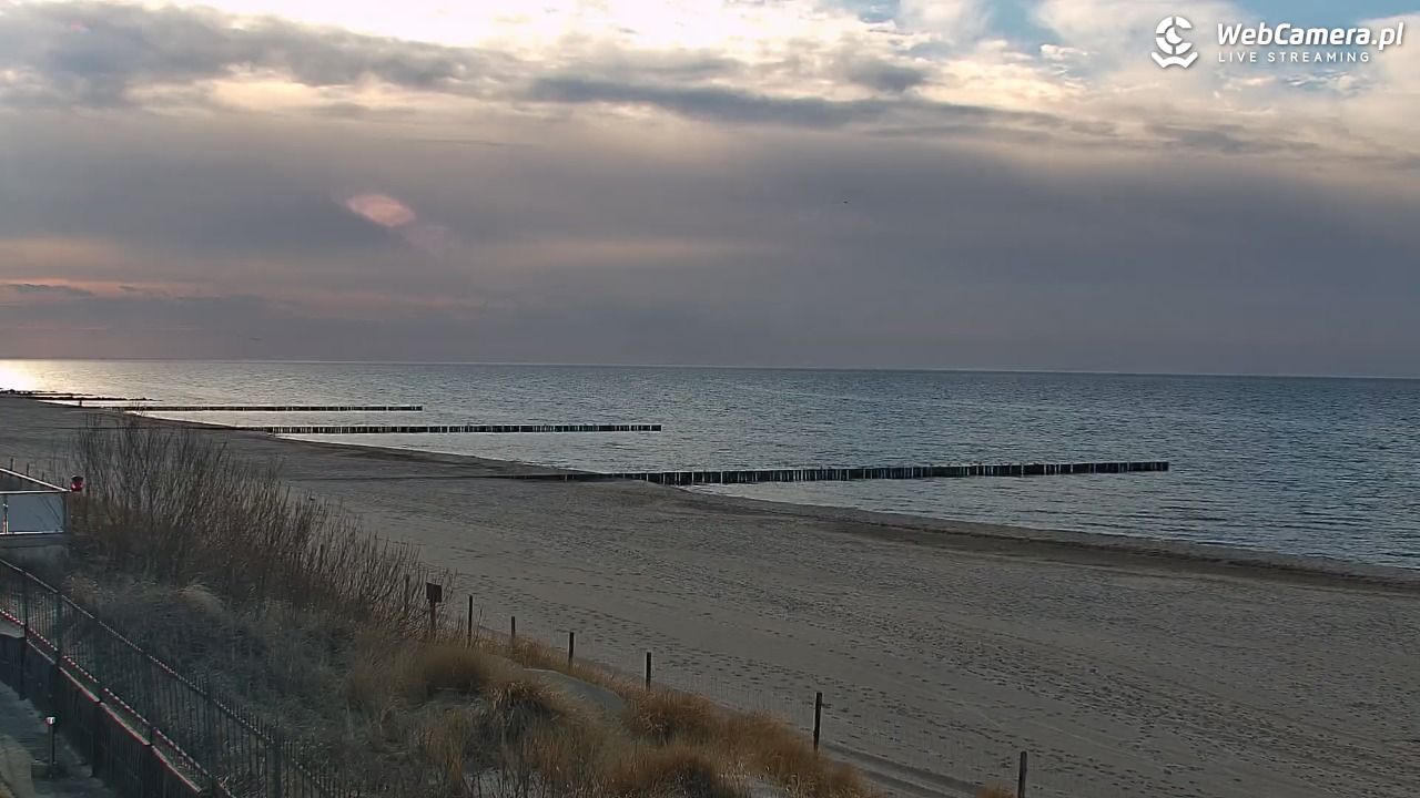 NIECHORZE - widok na plażę i morze - 02 kwiecień 2026, 18:07
