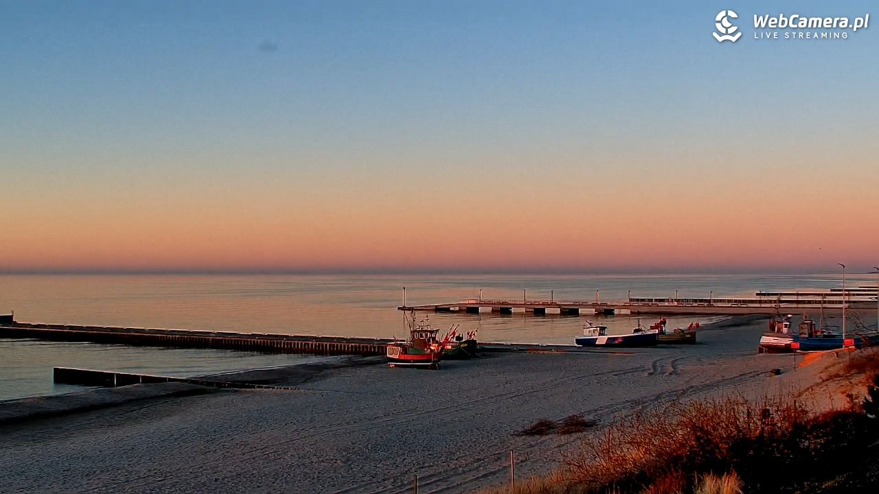 NIECHORZE - widok na plażę i morze - 01 kwiecień 2026, 19:30