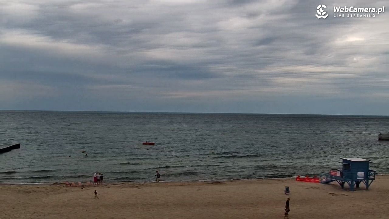 NIECHORZE - widok na plażę i morze - 02 lipiec 2026, 17:19