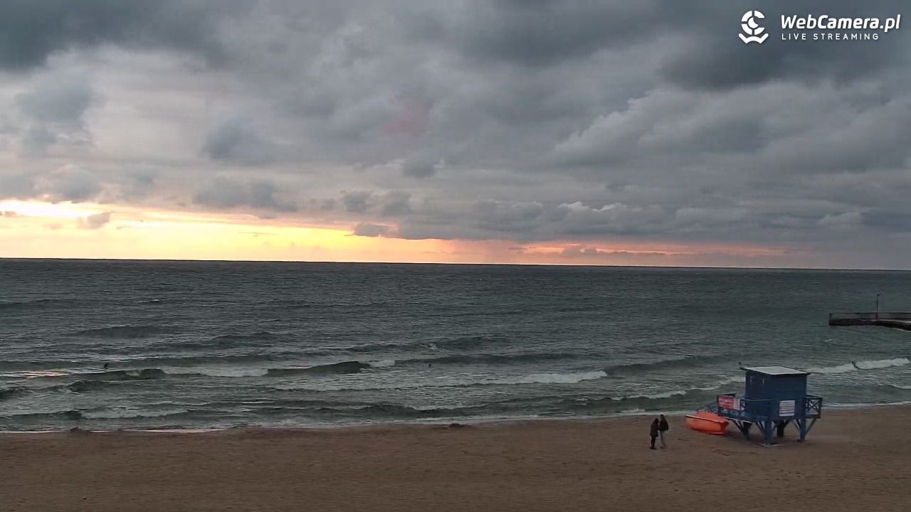 NIECHORZE - widok na plażę i morze - 02 lipiec 2026, 21:29