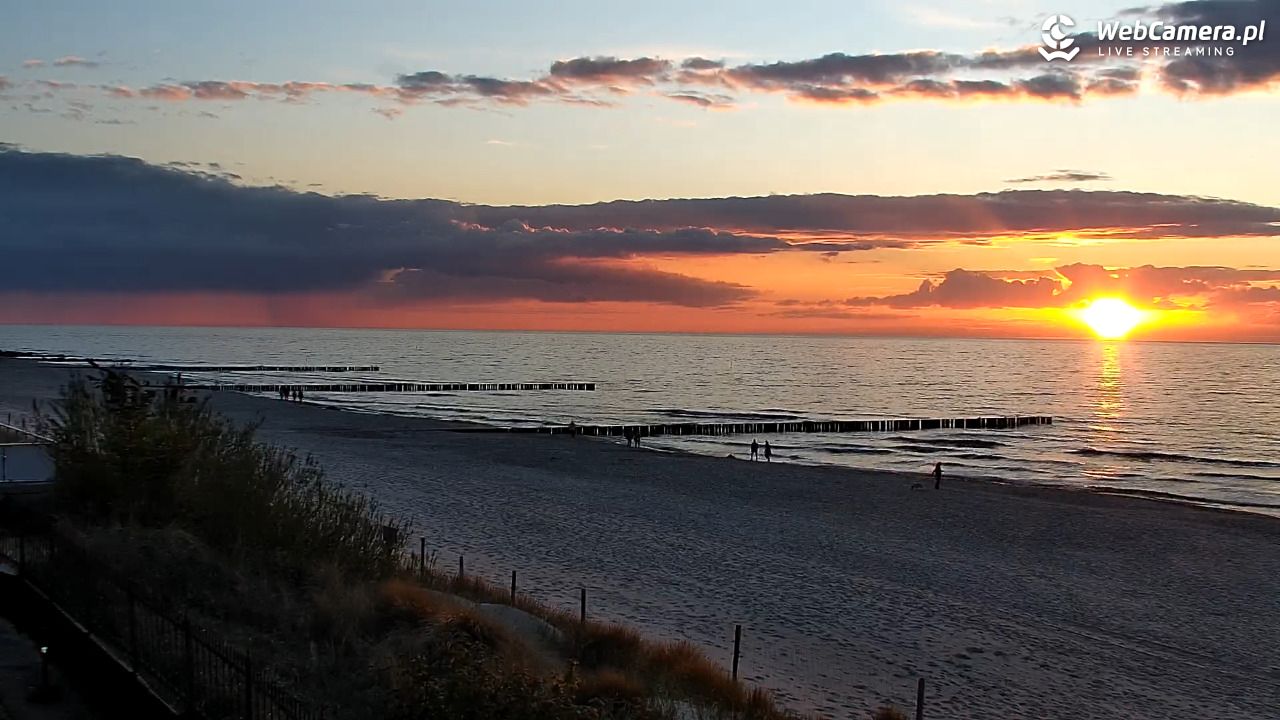 NIECHORZE - widok na plażę i morze - 16 maj 2026, 20:50