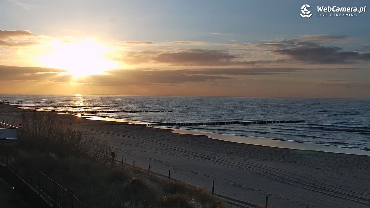 NIECHORZE - widok na plażę i morze - 31 marzec 2026, 19:08