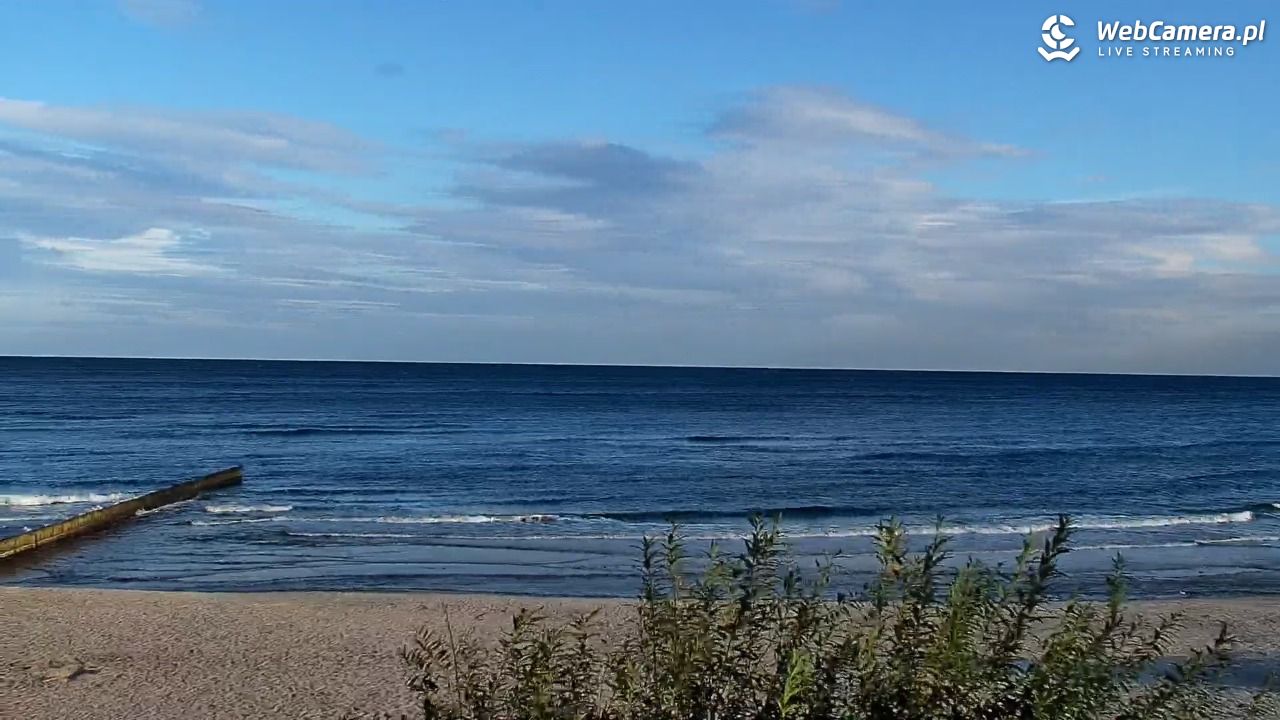 NIECHORZE - widok na plażę i morze - 16 wresień 2025, 08:04