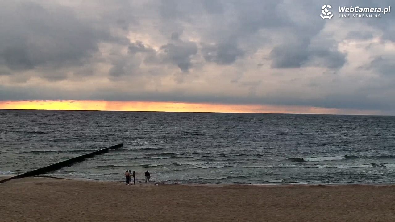 NIECHORZE - widok na plażę i morze - 02 lipiec 2026, 20:50