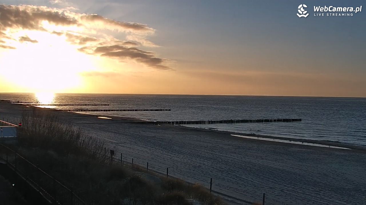 NIECHORZE - widok na plażę i morze - 29 marzec 2026, 18:50