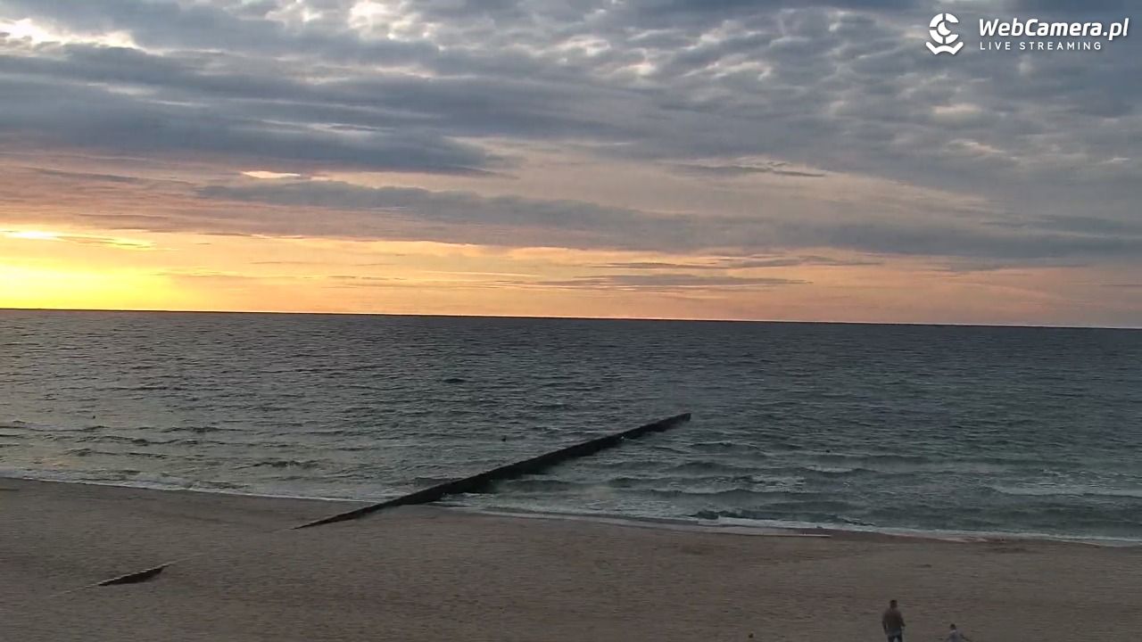 NIECHORZE - widok na plażę i morze - 01 lipiec 2026, 20:41