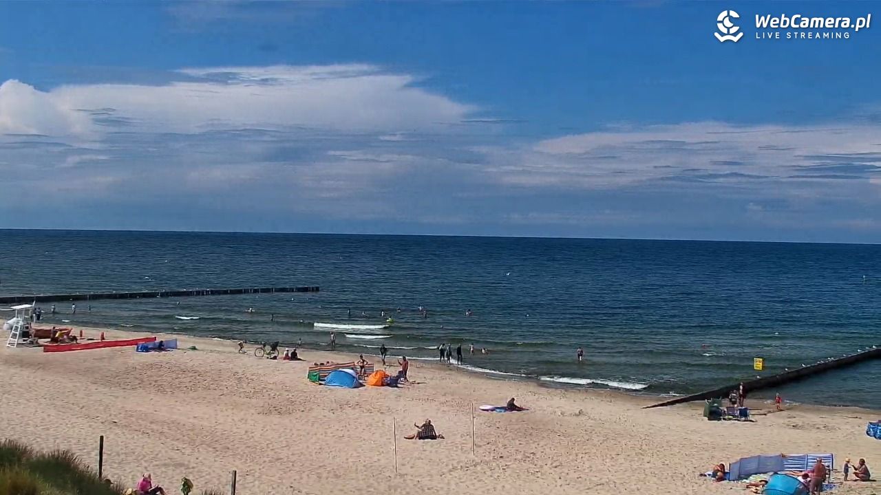 NIECHORZE - widok na plażę i morze - 01 sierpień 2025, 14:17