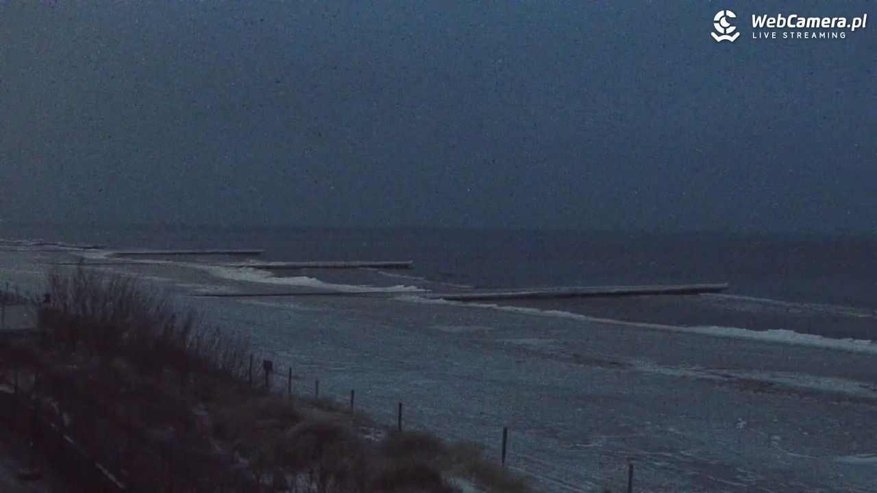 NIECHORZE - widok na plażę i morze - 09 luty 2026, 17:42