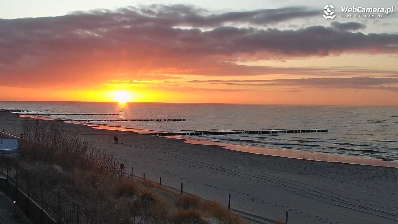 NIECHORZE - widok na plażę i morze - 31 marzec 2026, 19:30