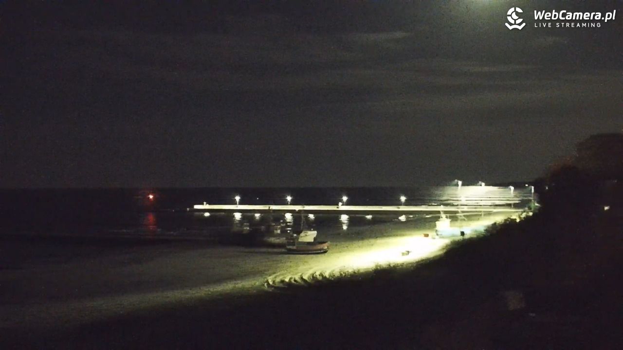 NIECHORZE - widok na plażę i morze - 30 wresień 2026, 21:46