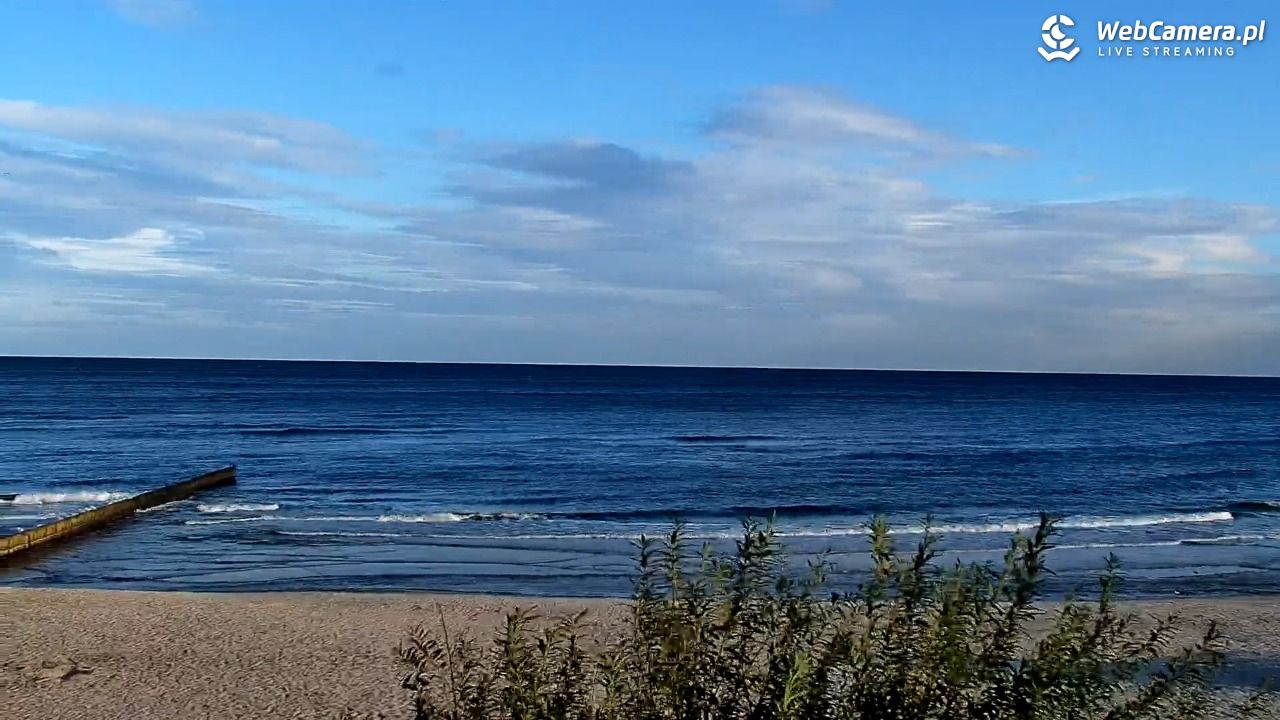 NIECHORZE - widok na plażę i morze - 16 wresień 2025, 08:04