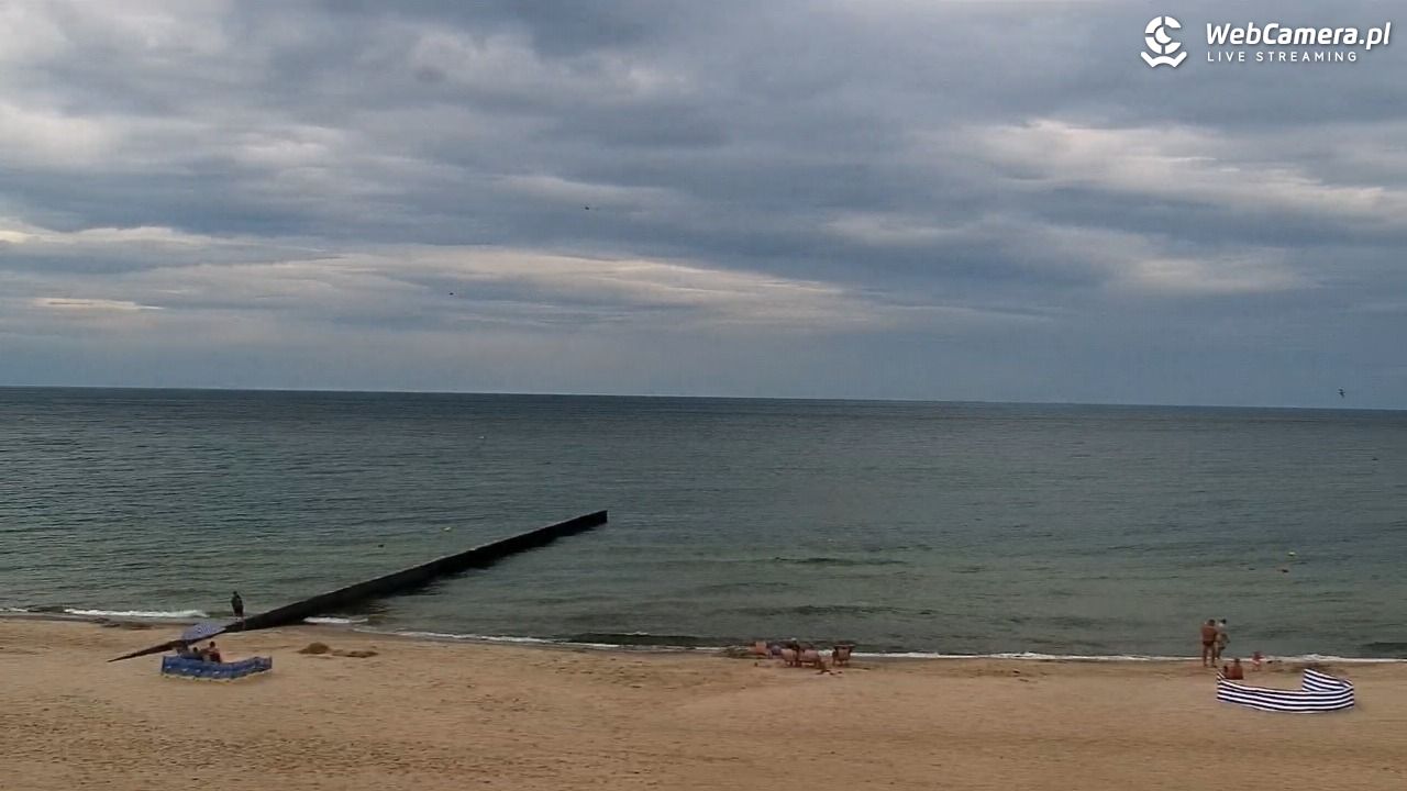 NIECHORZE - widok na plażę i morze - 02 lipiec 2026, 16:40