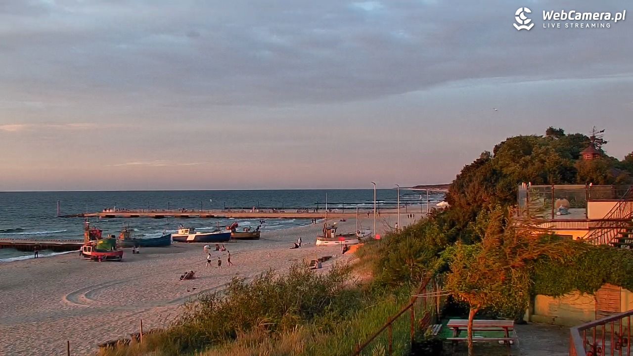 NIECHORZE - widok na plażę i morze - 01 lipiec 2026, 21:17