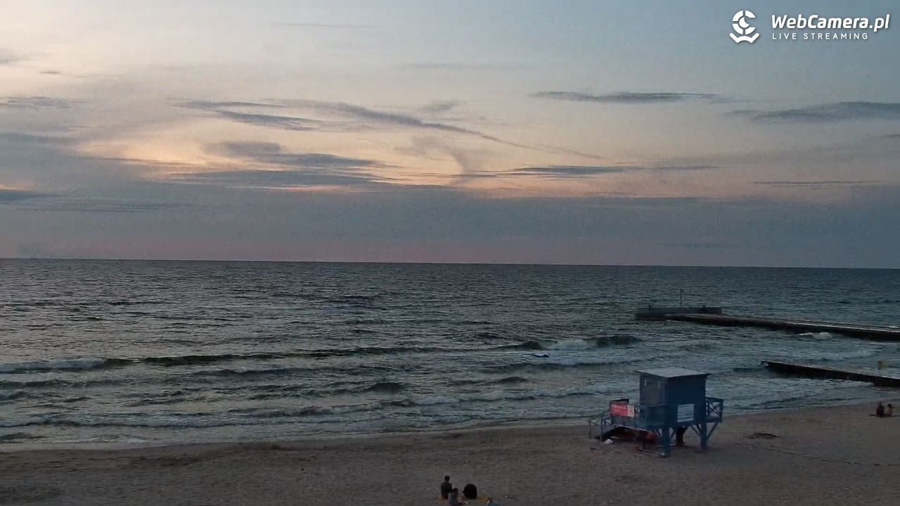 NIECHORZE - widok na plażę i morze - 16 sierpień 2026, 20:51