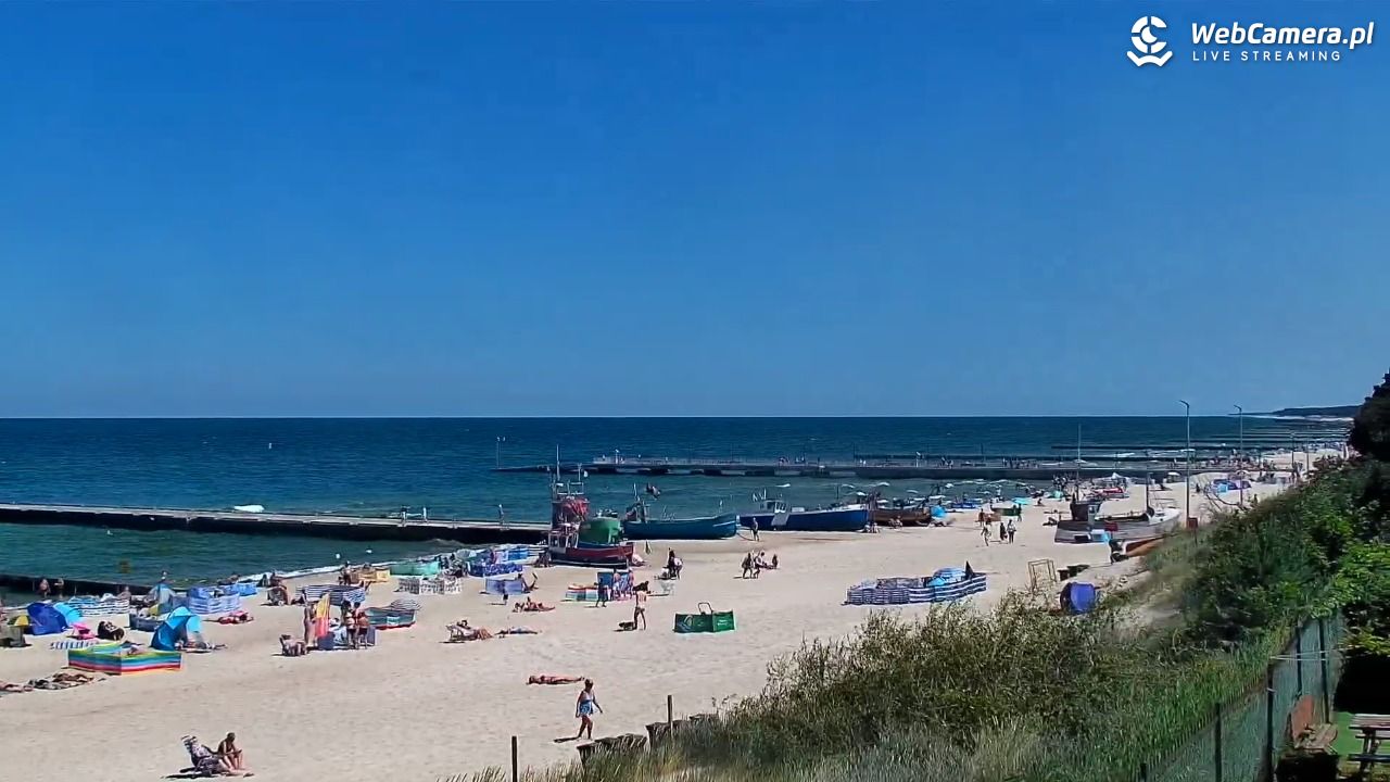 NIECHORZE - widok na plażę i morze - 02 lipiec 2026, 12:16