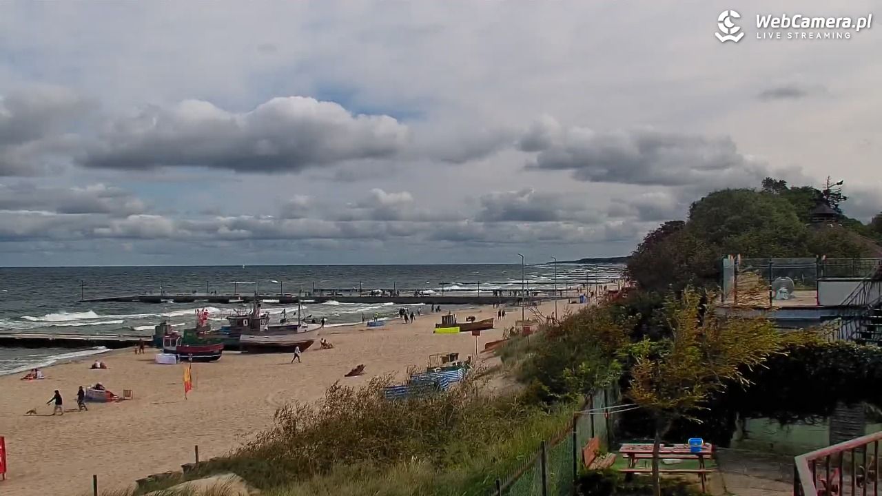 NIECHORZE - widok na plażę i morze - 16 sierpień 2026, 10:52
