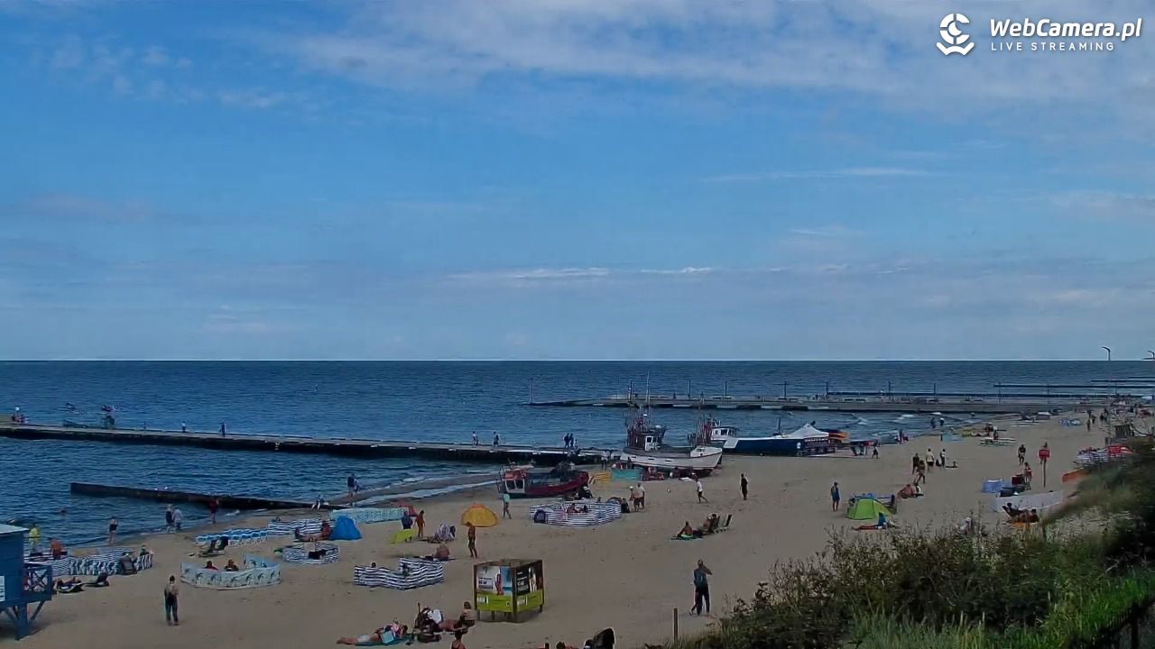 NIECHORZE - widok na plażę i morze - 01 sierpień 2025, 14:30