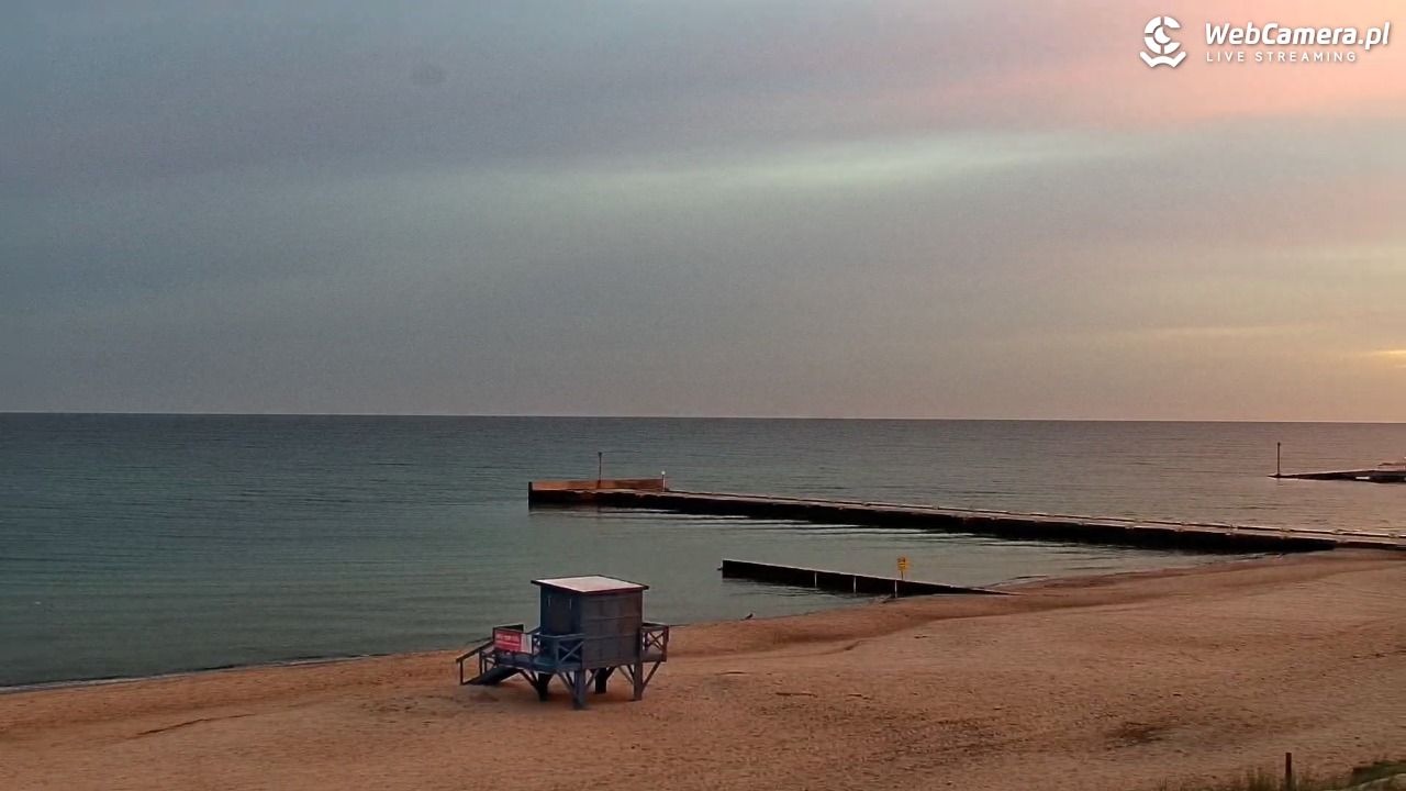 NIECHORZE - widok na plażę i morze - 30 wresień 2026, 06:51