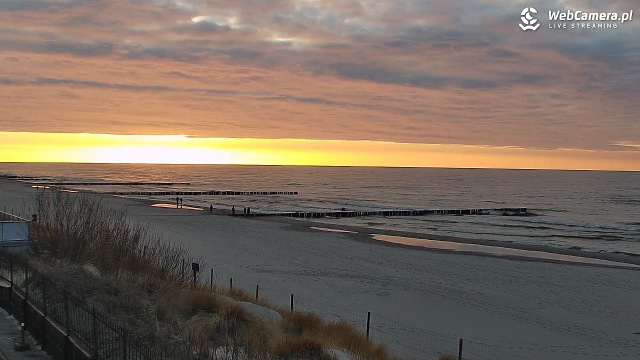 NIECHORZE - widok na plażę i morze - 03 kwiecień 2026, 19:15