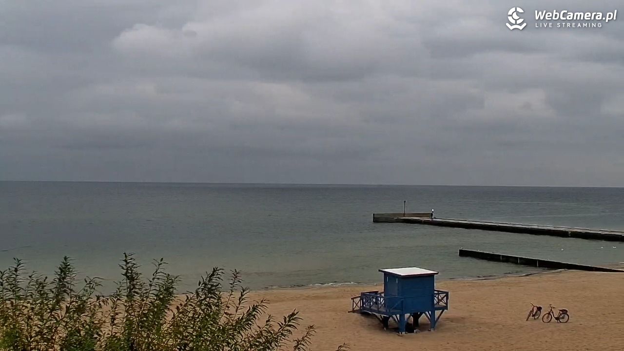NIECHORZE - widok na plażę i morze - 14 wresień 2025, 14:10