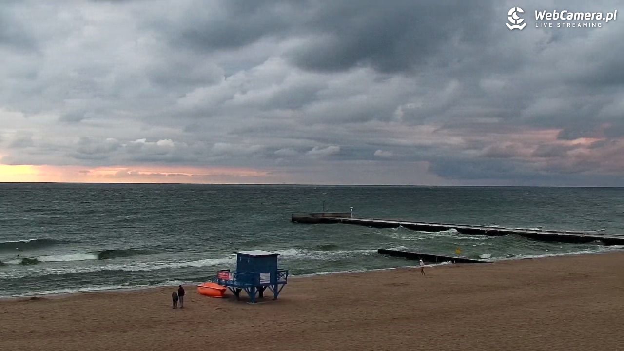 NIECHORZE - widok na plażę i morze - 02 lipiec 2026, 21:29