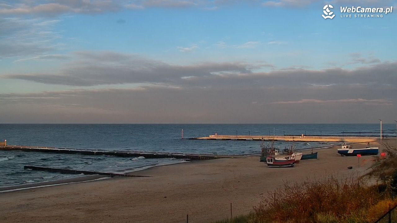 NIECHORZE - widok na plażę i morze - 03 listopad 2025, 15:47