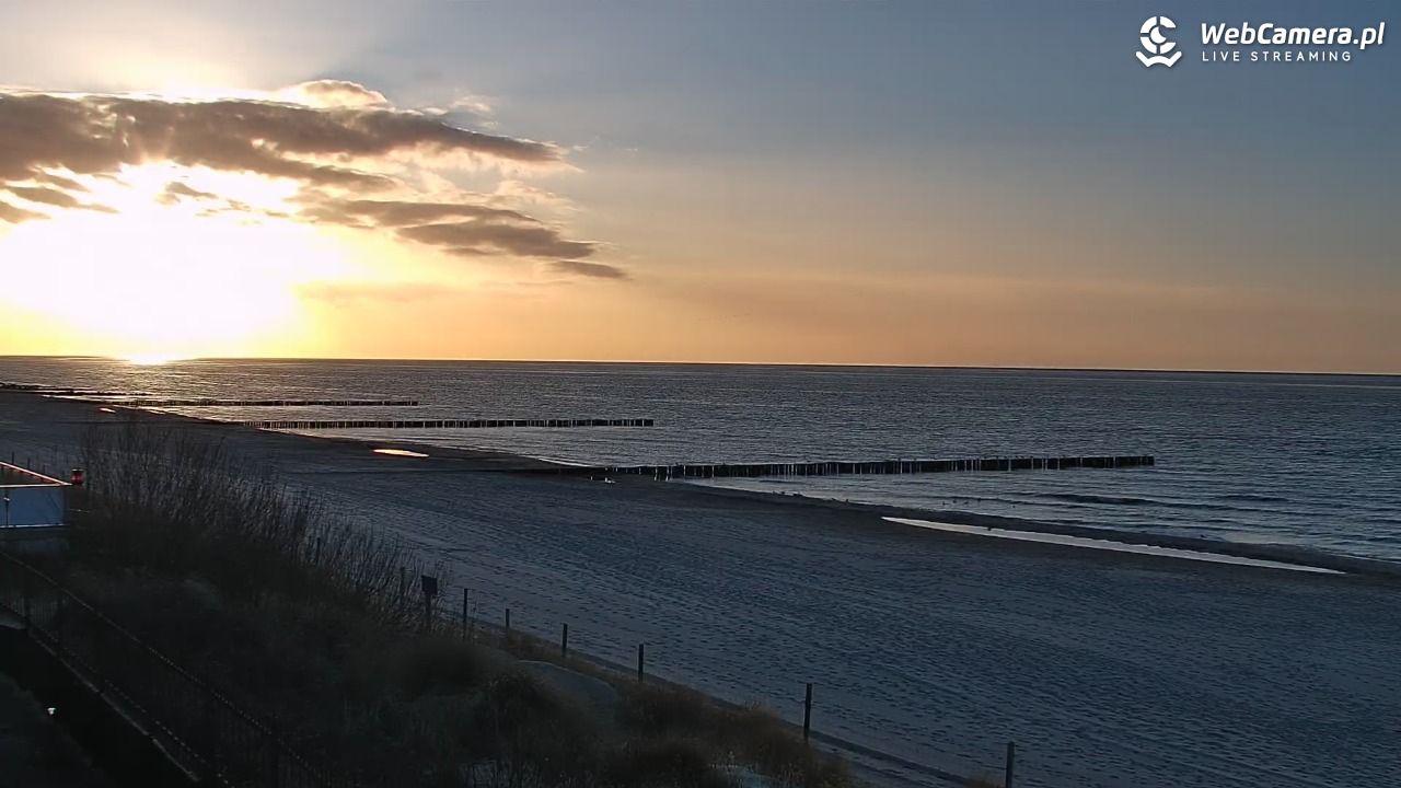 NIECHORZE - widok na plażę i morze - 29 marzec 2026, 18:47