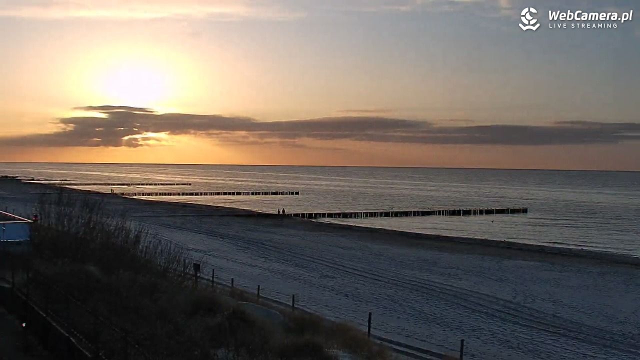 NIECHORZE - widok na plażę i morze - 30 marzec 2026, 19:07