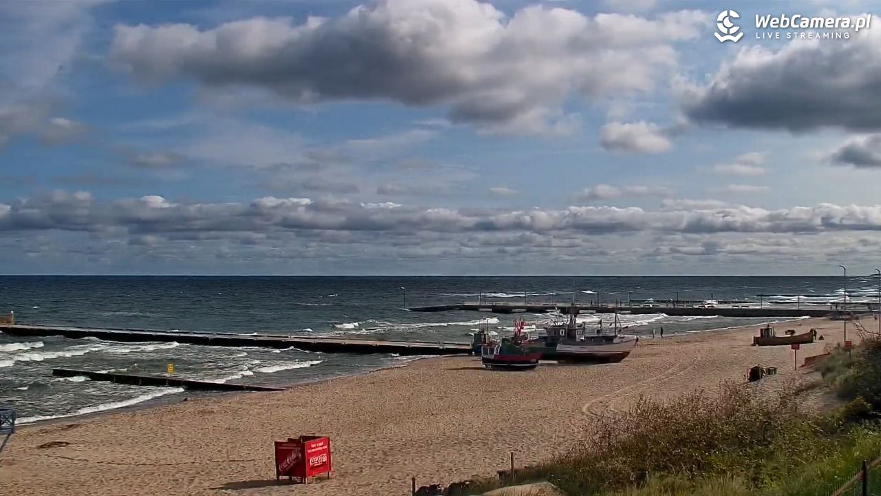 NIECHORZE - widok na plażę i morze - 16 sierpień 2026, 09:22