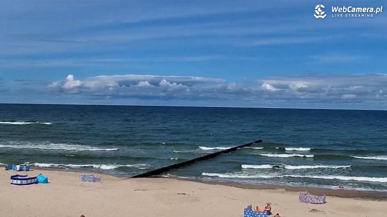 NIECHORZE - widok na plażę i morze - 17 sierpień 2026, 12:44